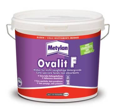 METYLAN - COLLE REVÊTEMENTS MURAUX À FONDS NON ABSORBANTS OVALIT F 5KG - 1701238