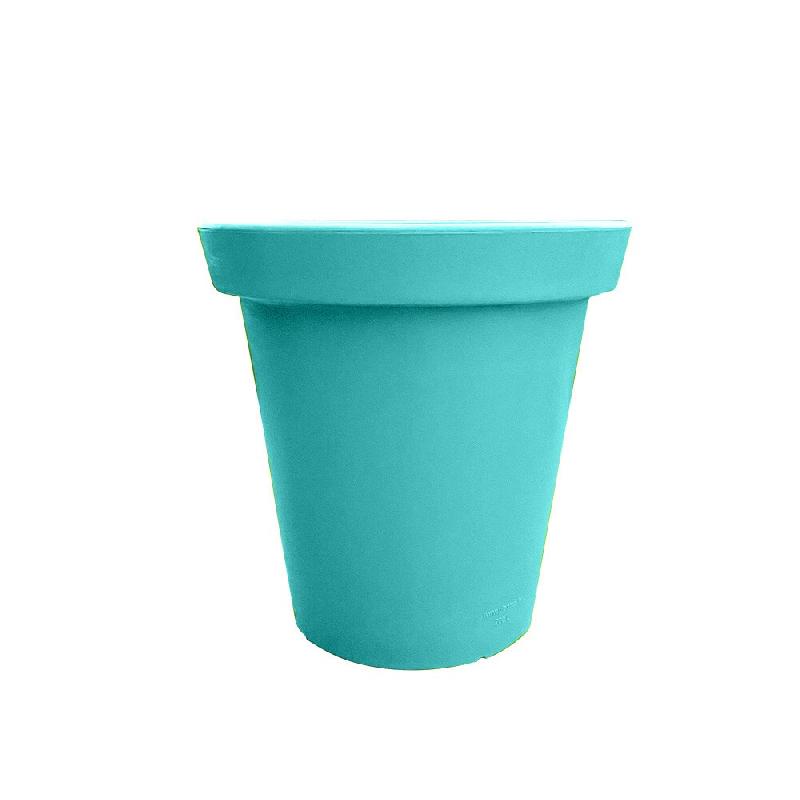 PLAST'UP ROTOMOULAGE Pot de fleurs rond xxl delight 200l - MENTHEFRAICHE - bleu 0750122559671_0
