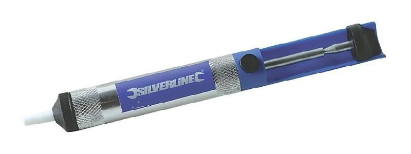 outil de soudage Pompe à dessouder aspiration en aluminium avec pointe en téflon Casinlog Pompe à stylo 