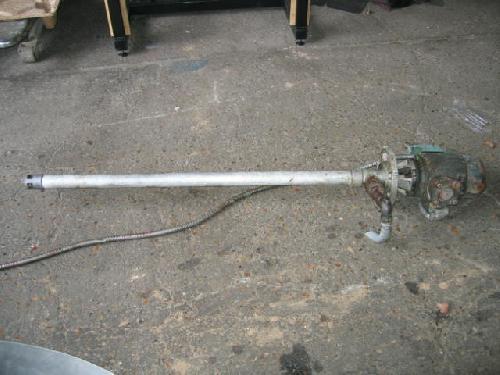 Pompe vide-fût Lutz B10 ALU d'occasion - 1,5 kW, 2750 tr/min, longueur totale 1700 mm_0
