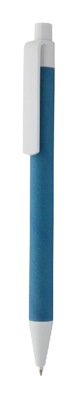 Stylo à bille - plastique et carton recyclé - encre bleue_0