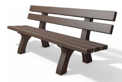 Banc public Piccadilly en matière Hanit - classique et élégant_0