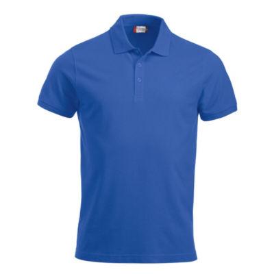 Clique polo homme mc bleu royal l_0