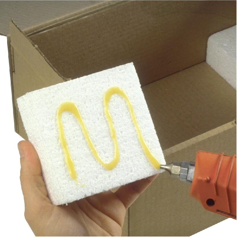 Colle thermofusible pour pistolet manuel - fermeture de cartons légers à mi-lourds - Réf. COLLEMB_0