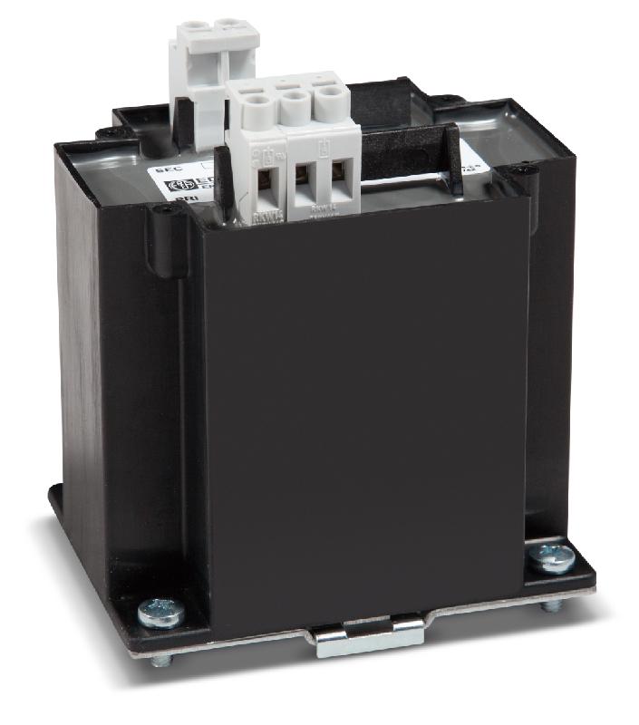 Transformateur monophasé de sécurité EDR 24TS100 - IP20 - 100VA - Upri 0-230-400V - Usec 0-24V_0