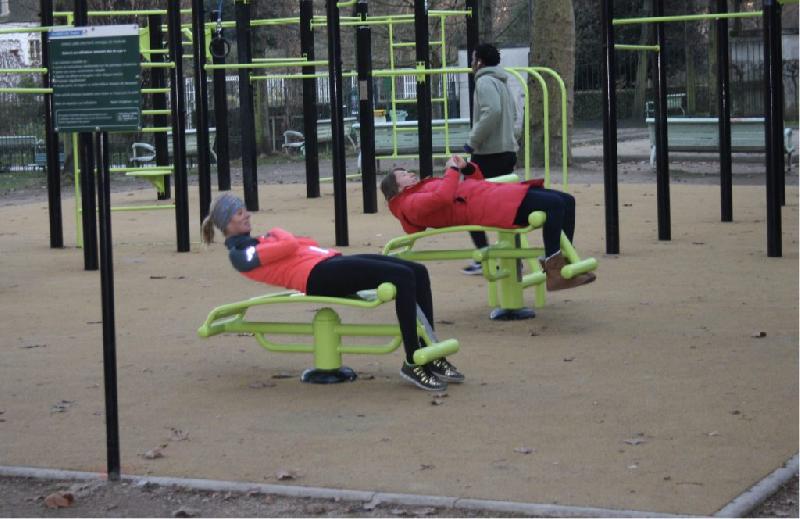 Abdo simple en acier galvanisé thermolaqué avec plan d'entraînement inclus - Gamme Fitness - Musculation_0