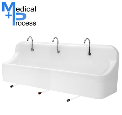 Lavabo medical mp'trio commande fémoral à genoux_0