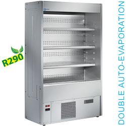 Meuble mural réfrigéré SW10/A1-R2 - profondeur 547 mm - 3 tablettes réglables en inox_0
