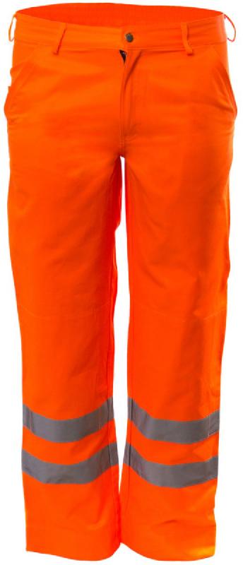 pantalon travail orange