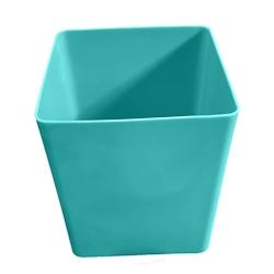 Plast'up rotomoulage pot de fleurs cubio h 50cm - menthefraiche - bleu 0750122560080_0