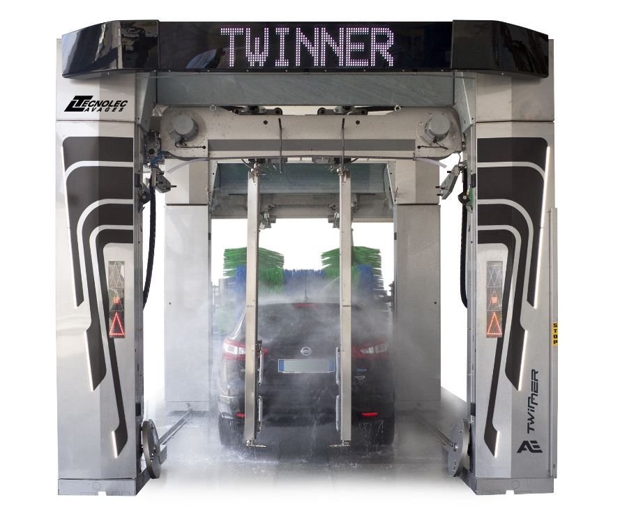 Portique de lavage double Twinner - Tecnolec - haute pression périmétrique et brosses_1