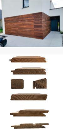 Profil pour  façade en bois thermo-modifié_0