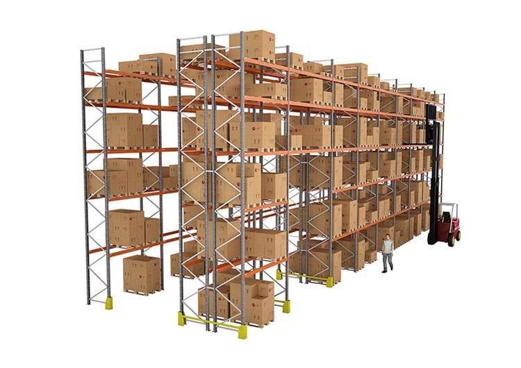 Rack à palettes - Rayonnage conventionnel adaptable pour charges palettisées_0