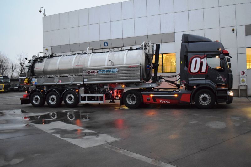 Semi-remorque hydrocureur Capellotto - charge utile de 31 tonnes_0