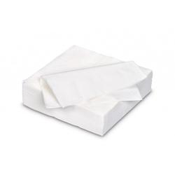 Serviette  en Papier Blanc - 25 x 25 cm - x1200 pièces - blanc papier 20601_0