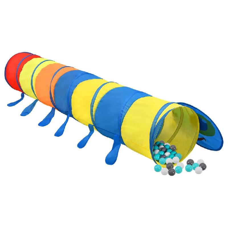 Tunnel de jeu pour enfants avec 250 balles multicolores - 245 cm - 02_0005153_0