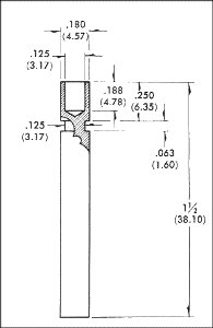 Électrode à cratère S-14 - 100 unités - à cou rentrant_0
