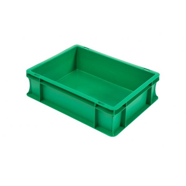 Bac norme Europe couleur vert - 400 x 300 x 120 mm - Contact alimentaire - Marque Rolléco_0