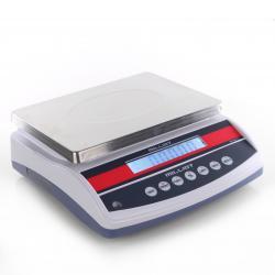 Balance compacte QHW - Balance de précision - Portée 30 kg - Précision 0,1 g - Grand plateau inox 230x300 mm_0
