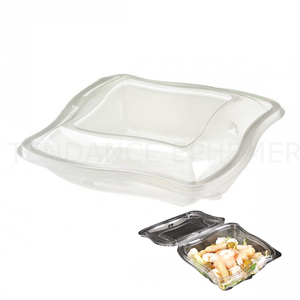 Boîte - bol salade bol salade vague couvercle charnière 375g - 80  ref. Produit : bqchv375g80_0