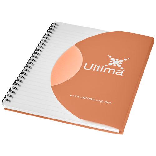 Cahier Curve A6 - Couverture en polypropylène incurvée - 25, 50 ou 100 feuilles vierges (80g/m²)_0