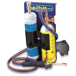 Chalumeau BI Gaz 110 Bar Oxygène/ Propane Avec 2 pointes Kit complet OXYKIT 555K KEMPER - jaune 8008004112295_0
