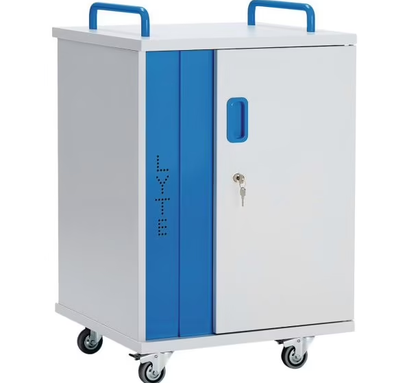 Chariot de stockage et de recharge compacte et sécurisée, capable d'accueillir jusqu'à 10 appareils -Lyte 10 Single Door jusqu'à 15,6