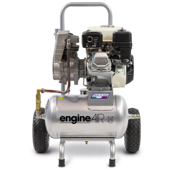 Compresseur d'air thermique mobile moteur honda essence 4,8 cv 20 litres ABAC - 11573463_0