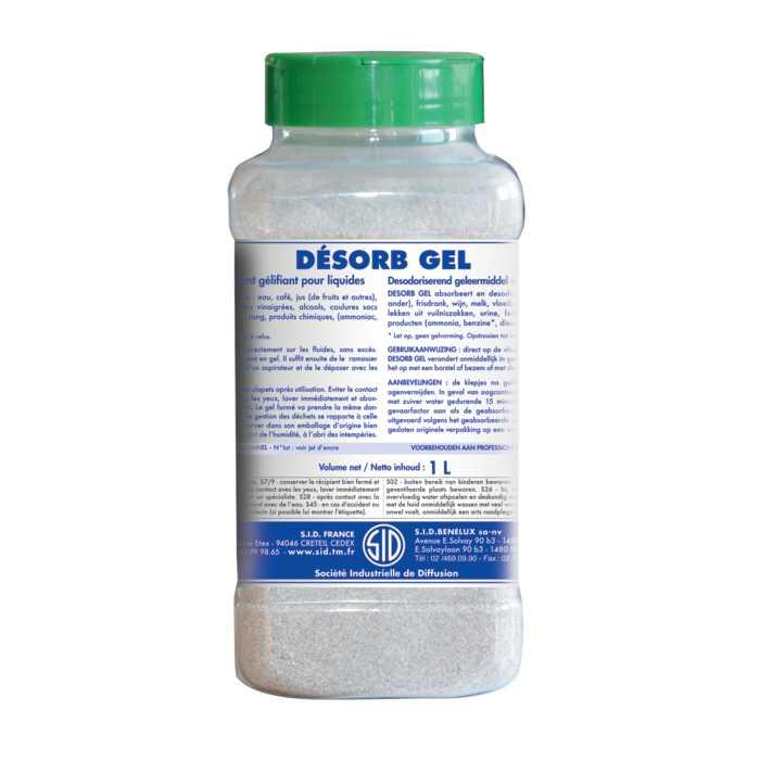 Désodorisant absorbant gélifiant pour liquides organiques desorb gel_0