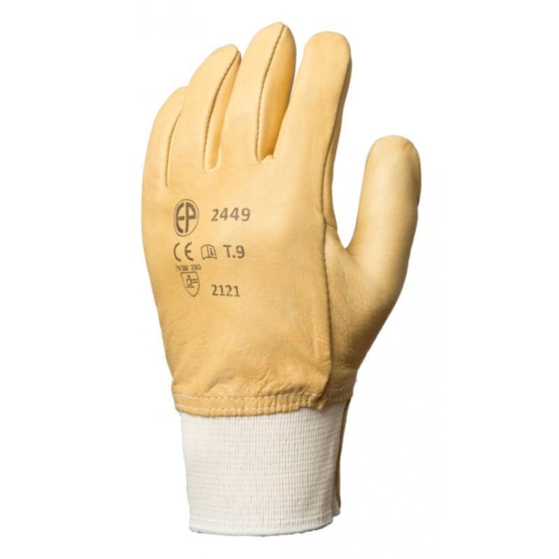 Gants de maîtrise EUROSTRONG 2450 - Fleur vachette beige hydrofuge avec protège-artère - COVERGUARD MOP2450_0
