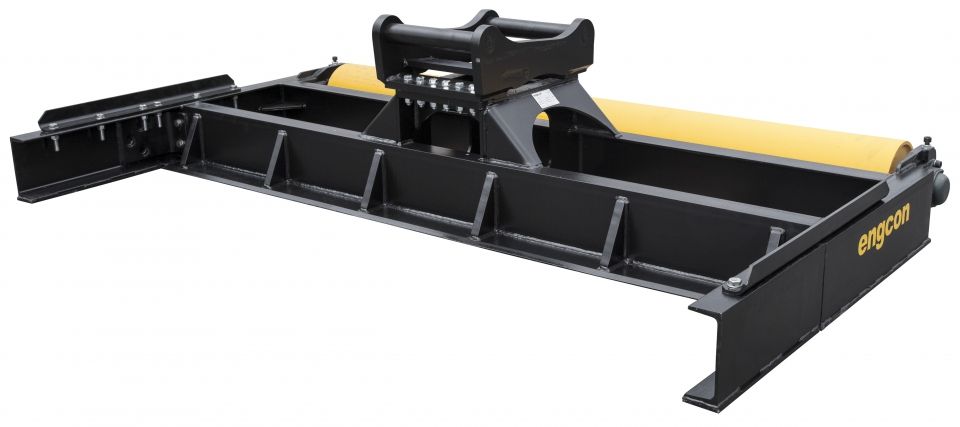 Lame niveleuse Engcon GRB 3000 - extensions 500 mm - rouleau compacteur ajustable_0
