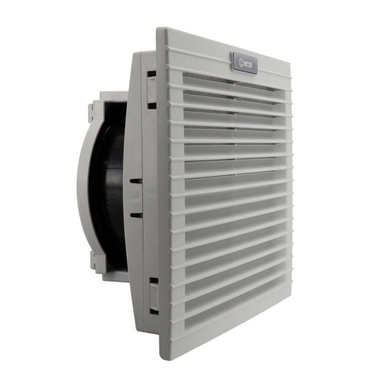 Grille 250x250 avec ventilateur 230V et filtre pour armoire électrique - LETTEL - GTA-223-VFF-230_0