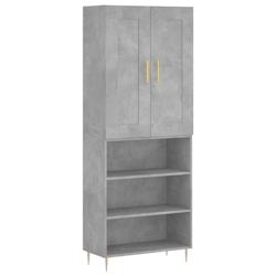 Helloshop26 - Buffet bahut commode armoire meuble de rangement organisateur cuisine salle de séjour salon haut 69,5 x 34 x 180 cm 02_0034548 - 300021_0