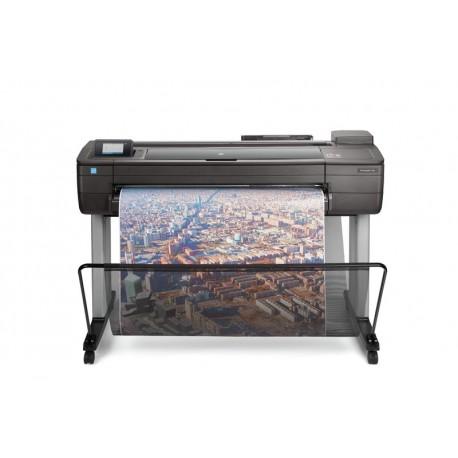 Traceur grand format HP DesignJet T730 avec coupeuse offerte - Connectivité Wi-Fi, USB, Ethernet - Résolution 2400x1200 ppp - Garantie 2 ans_0