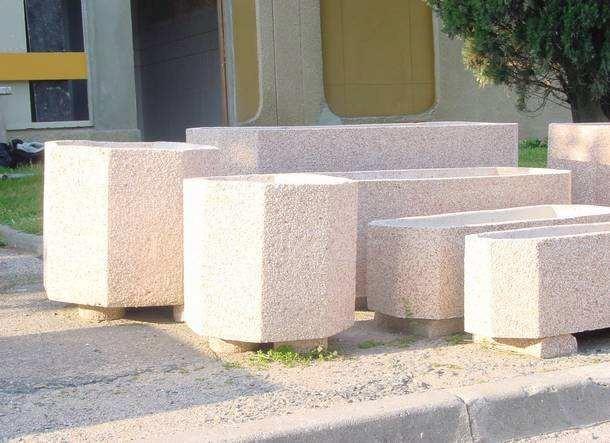 Jardinière en béton octogonale - 6 dimensions disponibles - Finitions gravillons lavés - Fabrication française_0