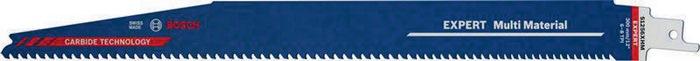 Lame de scie sabre Expert Multimaterial - 300 mm x 25 mm - TPI 6-8 (3-4 mm) - tige en S - 10 pièces - BOSCH_0