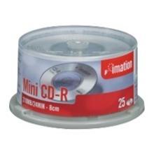 MINI CD-R (8CM) (X25) 185 MO IMATION