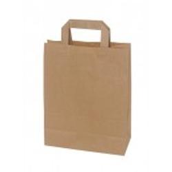 Sac kraft brun à poignée 200/100x260mm x 250 JORIDEAL - beige papier 3276168655506_0