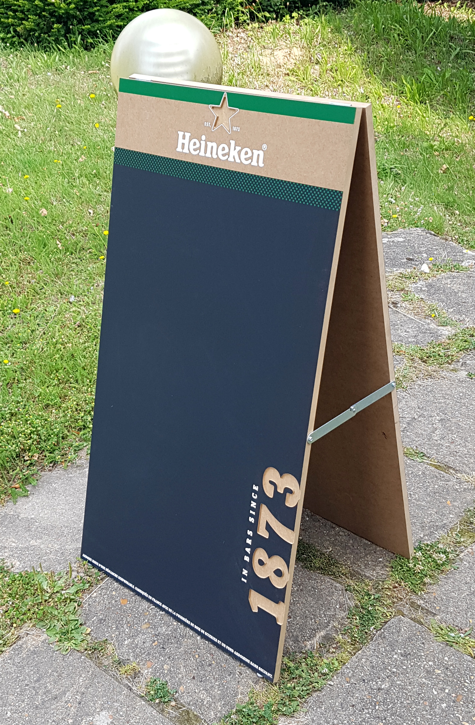 Stop trottoir gravure personnalisable - 2 faces ardoises - 600 x 900 mm ou 700 x 1200 mm - SERIFRANCE_0