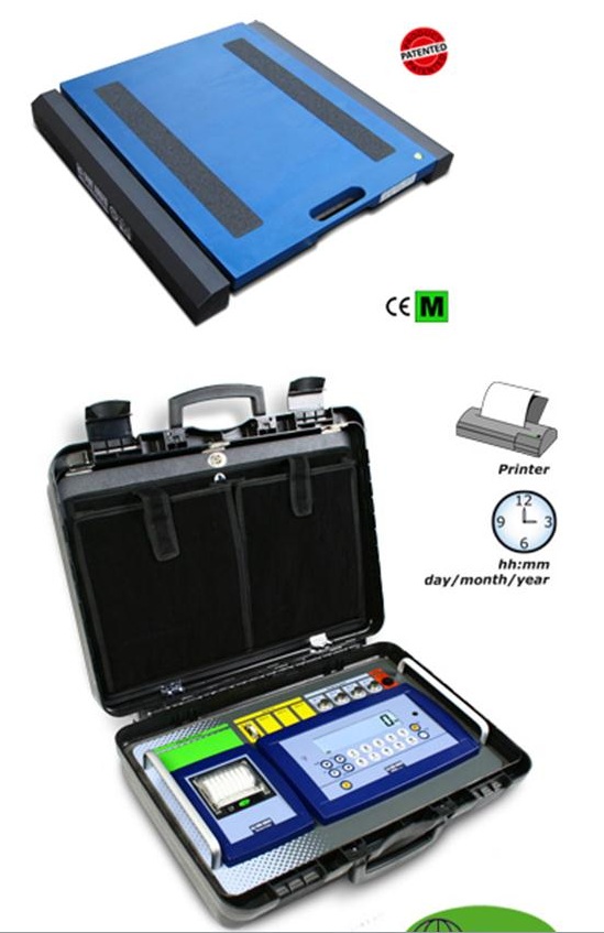 Systèmes de pesage industriel mobile - DINI ARGEO WWSC - Portée max 12500 kg / Précision 5 kg_0