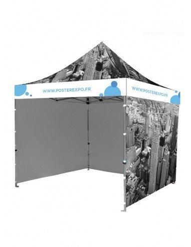Tente publicitaire 3x3m - tout inclus - Référence: TENTE3X3M_0