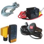 Treuil de traction électrique 4x4 12V 5450 kg - télécommande sans fil et câble 28m - 11575150_0