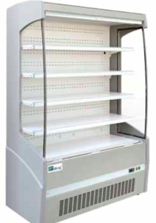 Vitrine murale réfrigérée pour produits laitiers et charcuterie - Réfrigérant R452a - Température +2°C/+4°C_0