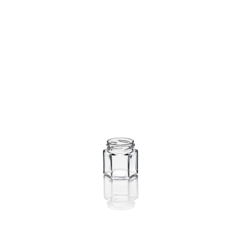 Bocaux en verre hexagonal 47 ml - Twist Off 43 mm - WJ000005_0