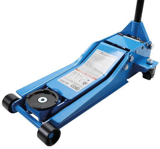 9777 - cric rouleur hydraulique - bgs technic - capacité de chargement : 2,5 t - extra plat_0