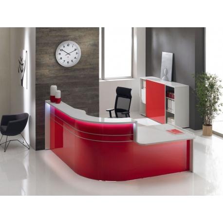 Banque d'accueil Gloss - moderne avec rétro-éclairage LED et finitions brillantes_0