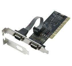 CARTE PCI DEMI-HAUTEUR 2 PORTS SÉRIE