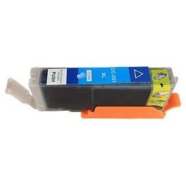 Cartouche jet d'encre compatible Canon Pixma CLI-551C XL - Cyan 15 ml - Pour iP7250/iP7260/MG5450/MG6350/MX925_0