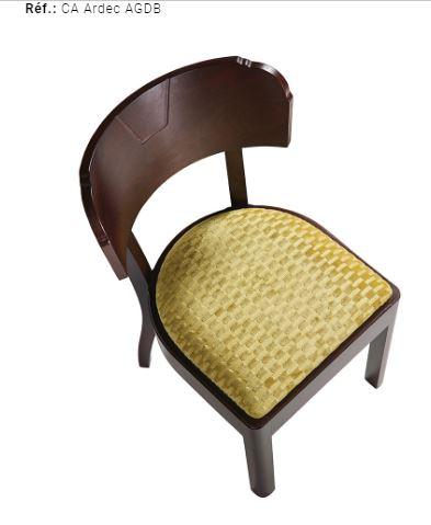 Chaise de restaurant Ardec - assise standard - hauteur 82 cm - largeur 48 cm - poids 9 kg_0