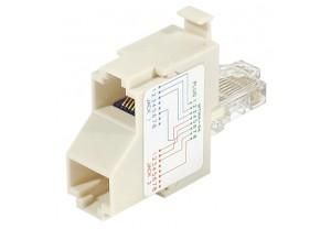 -20% SUR ECLATEUR DE PAIRES RJ45 CAT.5 M/F/F - MONOBLOC